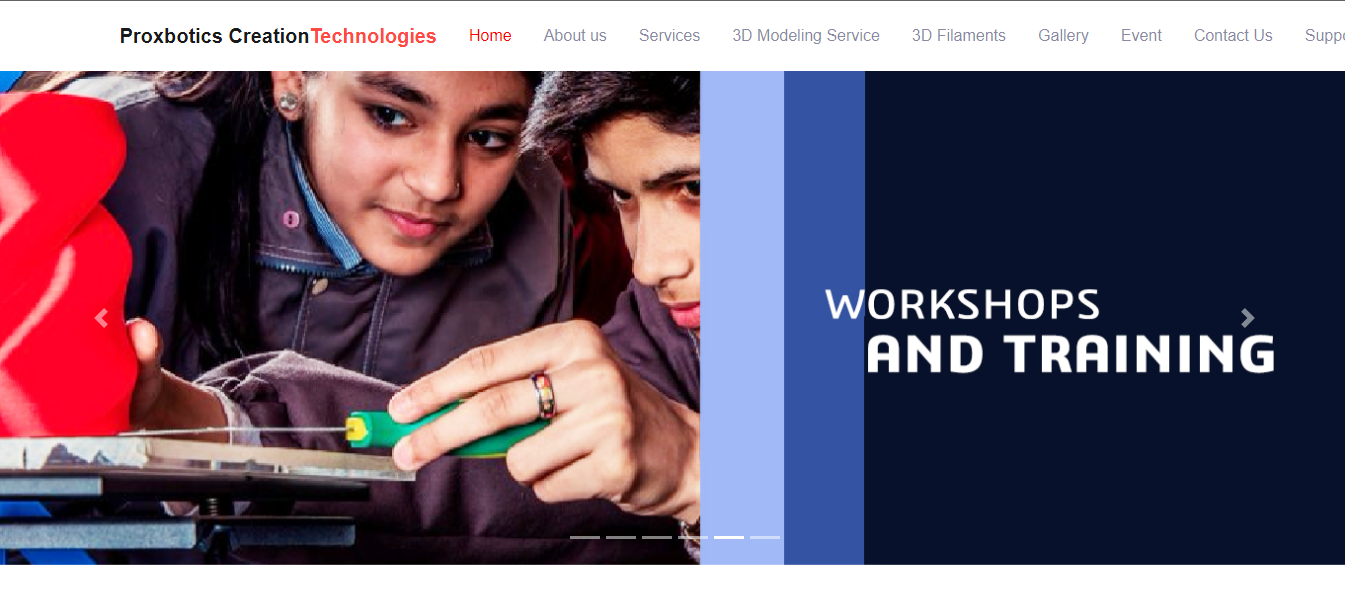 Image of pctech3d website
